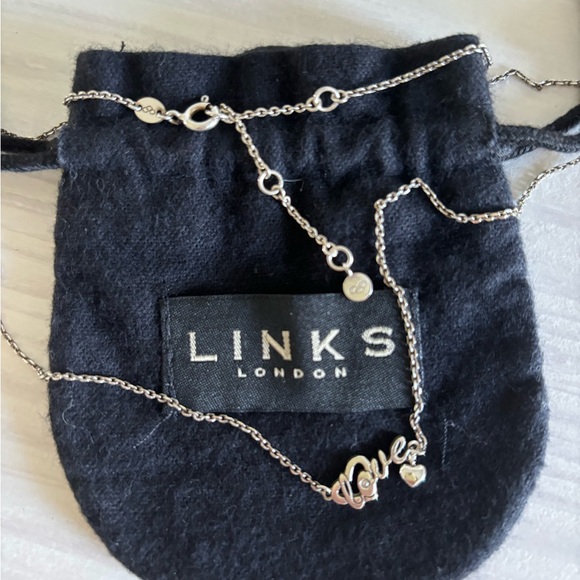 Links of London Diamond Whispers Love Necklace - Picture 5 of 5